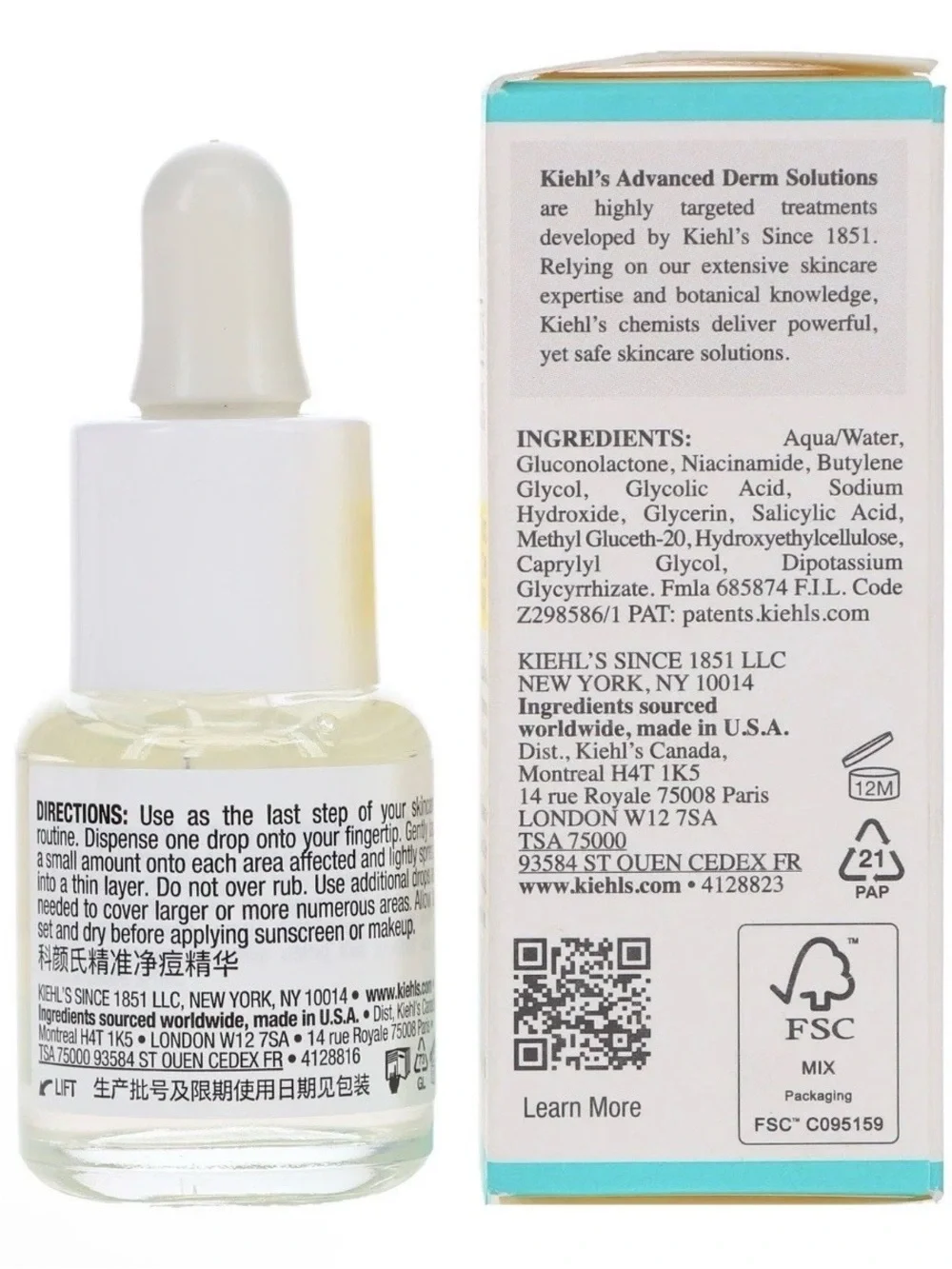 Kiehls targeted acne